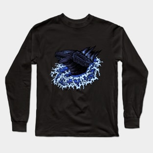 The Great Godzilla off Kanagawa Long Sleeve T-Shirt